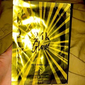 VICTORIA SECRET 24K GLAM FOIL SHEET MASK!